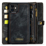 CaseMe iPhone 11 Etui 008 Series Avtakbart Deksel Grå
