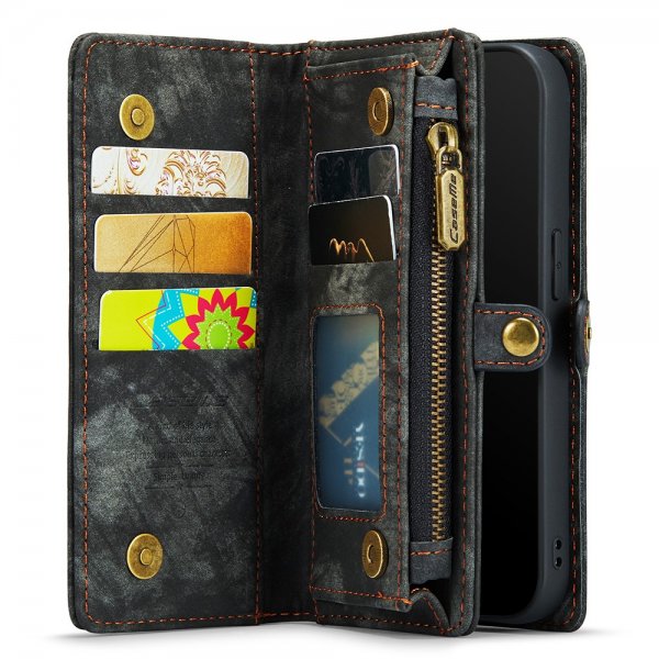 CaseMe iPhone 11 Etui 008 Series Avtakbart Deksel Grå