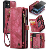 CaseMe iPhone 11 Etui 008 Series Avtakbart Deksel Rød