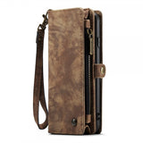 CaseMe iPhone 11 Etui 008 Series Avtakbart Deksel Brun