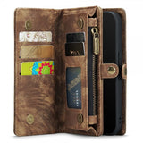 CaseMe iPhone 11 Etui 008 Series Avtakbart Deksel Brun
