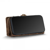 CaseMe iPhone 11 Etui 008 Series Avtakbart Deksel Brun