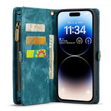 CaseMe iPhone 12/iPhone 12 Pro Etui 008 Series Avtakbart Deksel Petrol