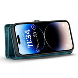 CaseMe iPhone 12/iPhone 12 Pro Etui 008 Series Avtakbart Deksel Petrol