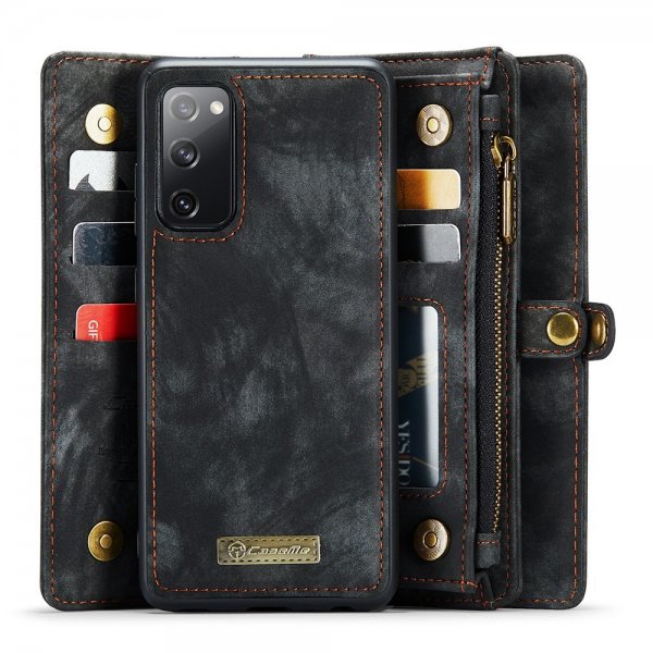 CaseMe Samsung Galaxy S20 Etui 008 Series Avtakbart Deksel Grå