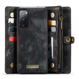 CaseMe Samsung Galaxy S20 Etui 008 Series Avtakbart Deksel Grå