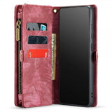 CaseMe Samsung Galaxy S20 Etui 008 Series Avtakbart Deksel Rød