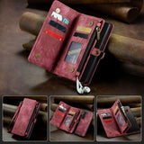 CaseMe Samsung Galaxy S21 Etui 008 Series Avtakbart Deksel Rød