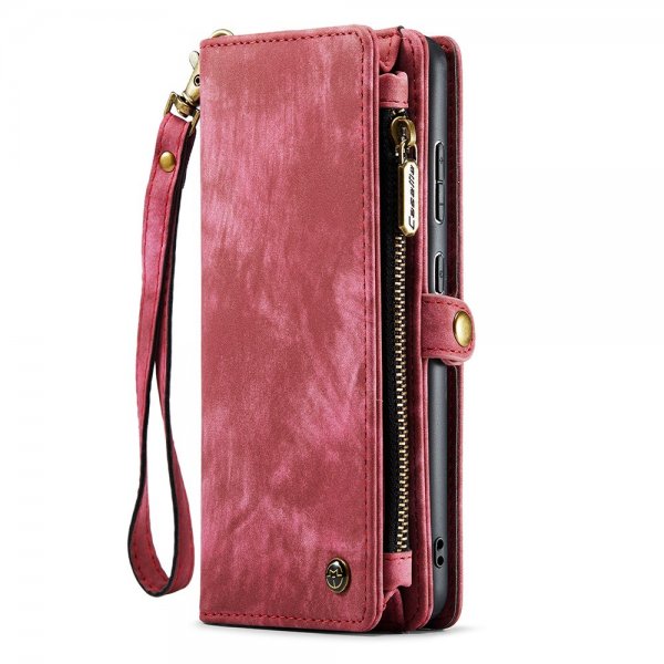 CaseMe Samsung Galaxy S21 Etui 008 Series Avtakbart Deksel Rød