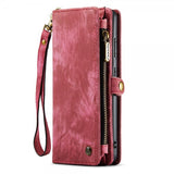 CaseMe Samsung Galaxy S21 Etui 008 Series Avtakbart Deksel Rød
