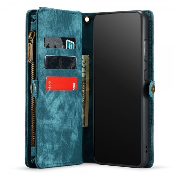 CaseMe Samsung Galaxy S21 Etui 008 Series Avtakbart Deksel Petrol
