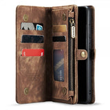 CaseMe Samsung Galaxy S21 Etui 008 Series Avtakbart Deksel Brun