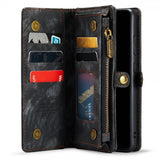 CaseMe Samsung Galaxy S21 FE Etui 008 Series Avtakbart Deksel Svart