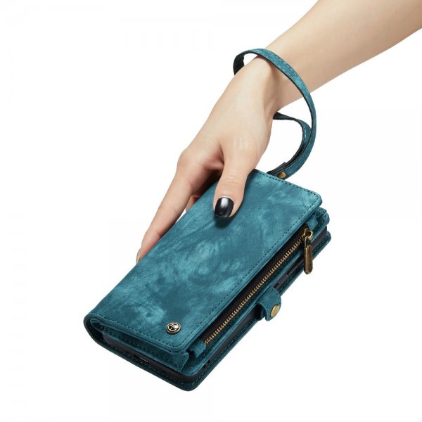 CaseMe Samsung Galaxy S21 FE Etui 008 Series Avtakbart Deksel Petrol