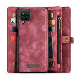 CaseMe Samsung Galaxy A12 Etui 008 Series Avtakbart Deksel Rød