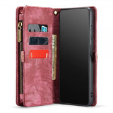 CaseMe Samsung Galaxy A12 Etui 008 Series Avtakbart Deksel Rød