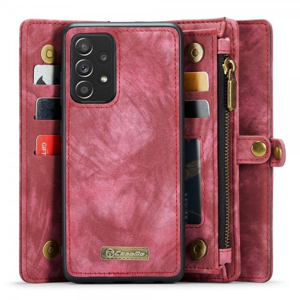 CaseMe Samsung Galaxy A53 5G Etui 008 Series Avtakbart Deksel Rød