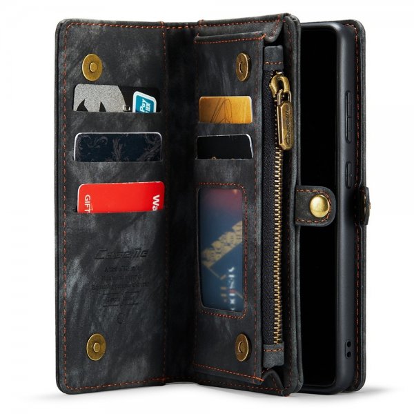 CaseMe Samsung Galaxy S22 Etui 008 Series Avtakbart Deksel Svart