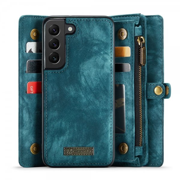 CaseMe Samsung Galaxy S22 Etui 008 Series Avtakbart Deksel Petrol