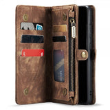 CaseMe Samsung Galaxy S22 Etui 008 Series Avtakbart Deksel Brun