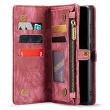 CaseMe Samsung Galaxy S22 Etui 008 Series Avtakbart Deksel Rød