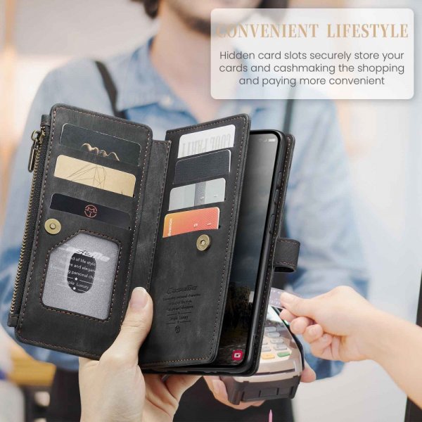 CaseMe Samsung Galaxy A55 Etui C30 Series Svart
