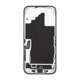 Midtre ramme med smådeler for iPhone 16 - Hvit OEM