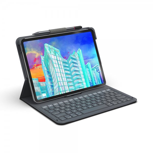 Zagg iPad 10.9 (gen 10)/iPad 11 (A16) Etui med tastatur Messenger Folio 2 Nordic Layout Charcoal