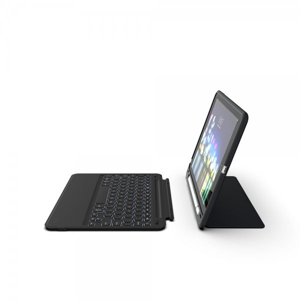 Zagg iPad 10.2 Etui med Tastatur Slim Book Go Nordic Svart