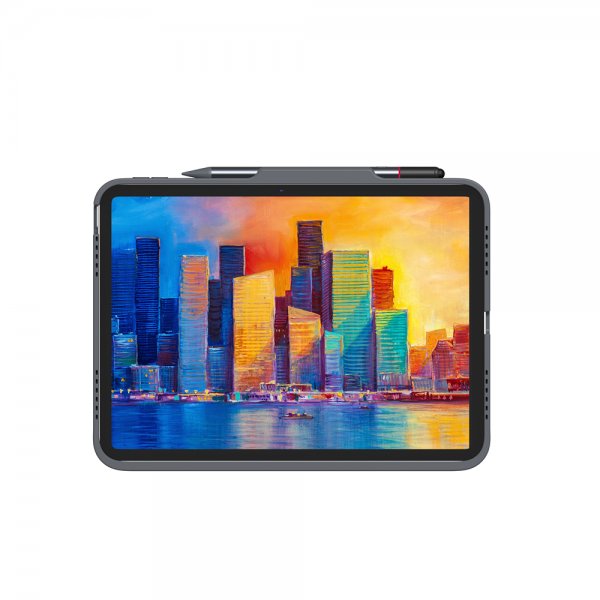 Zagg iPad 10.9 (gen 10)/iPad 11 (A16) Etui med tastatur Pro Keys Svart Grå