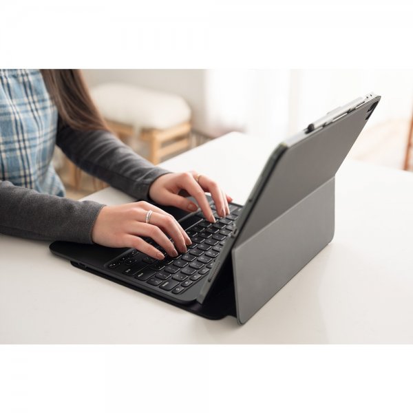 Zagg iPad Air 11 (M2/M3) Etui Med tastatur Pro Keys 2 Nordic Layout Svart