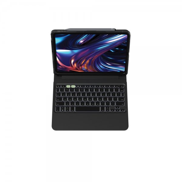 Zagg iPad Pro 11 (M4/M5) Etui Med tastatur Pro Keys 2 Nordic Layout Svart