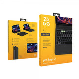 Zagg iPad Pro 11 (M4/M5) Etui Med tastatur Pro Keys 2 Nordic Layout Svart