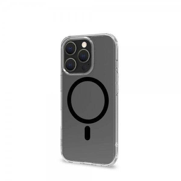 Celly iPhone 16 Pro Deksel GELSKINMAG Klar Svart