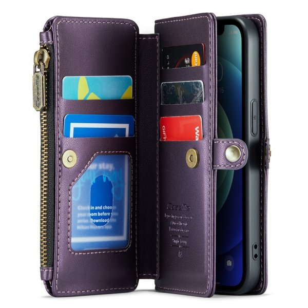 CaseMe iPhone 12/iPhone 12 Pro Etui C36 Series Lilla