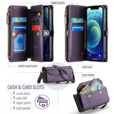 CaseMe iPhone 12/iPhone 12 Pro Etui C36 Series Lilla
