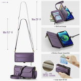 CaseMe iPhone 12/iPhone 12 Pro Etui C36 Series Lilla