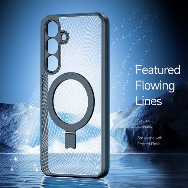 Dux Ducis Samsung Galaxy S25 Deksel Aimo Series MagSafe Kickstand Svart