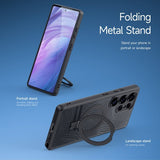 Dux Ducis Samsung Galaxy S25 Ultra Deksel Aimo Series MagSafe Kickstand Svart