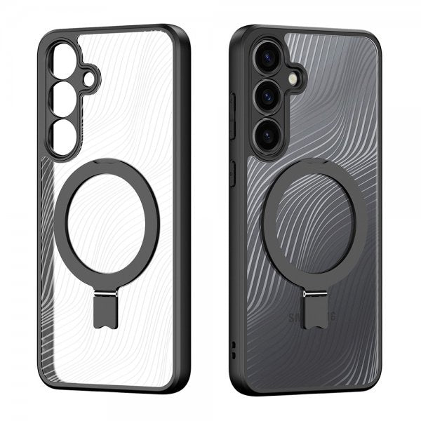 Dux Ducis Samsung Galaxy S25 Plus Deksel Aimo Series MagSafe Kickstand Svart