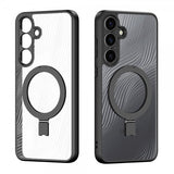 Dux Ducis Samsung Galaxy S25 Plus Deksel Aimo Series MagSafe Kickstand Svart