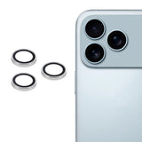 iPhone 17 Pro Max Kamerabeskytter i Herdet Glass Sølv