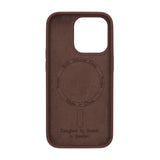 Rvelon iPhone 14 Pro Deksel Silikon MagSafe Brun
