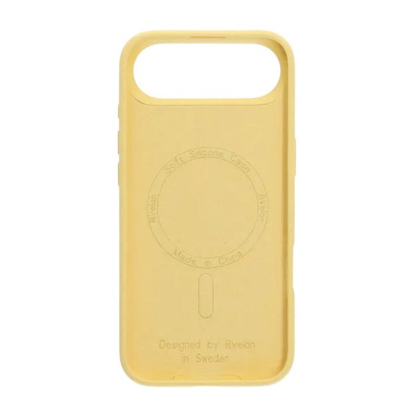 Rvelon iPhone Air Deksel Silikon MagSafe Gul