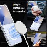 Nordic Covers Samsung Galaxy Z Flip 7 Deksel Feather Series MagSafe Transparent