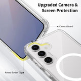 Nordic Covers Samsung Galaxy S24/Galaxy S25 Deksel Feather Series MagSafe Transparent