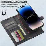 Nordic Covers iPhone 17 Etui med avtakbart MagSafe-deksel Raven Black