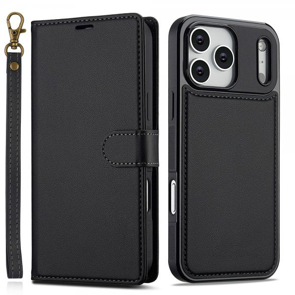 Nordic Covers iPhone 17 Pro Max Etui med avtakbart MagSafe-deksel Raven Black