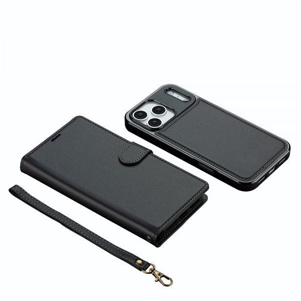 Nordic Covers iPhone 17 Pro Etui med avtakbart MagSafe-deksel Raven Black