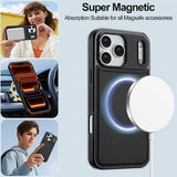 Nordic Covers iPhone 17 Pro Max Etui med avtakbart MagSafe-deksel Raven Black